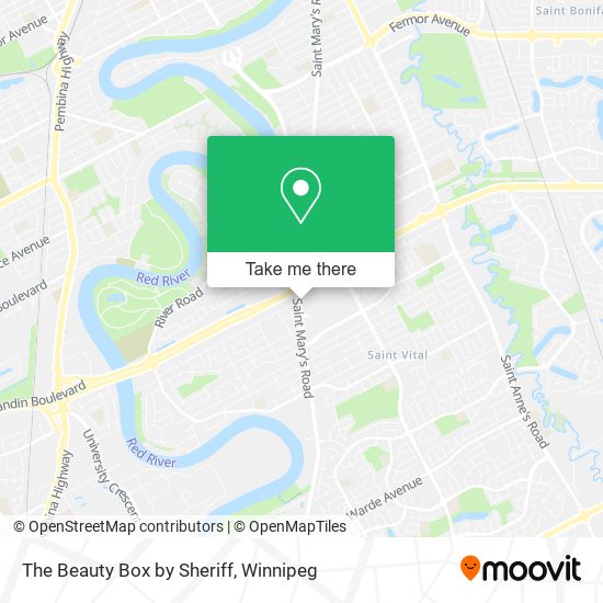 The Beauty Box by Sheriff map