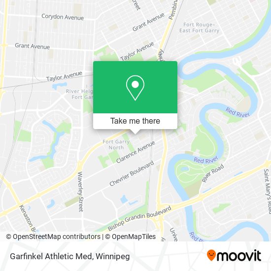 Garfinkel Athletic Med map