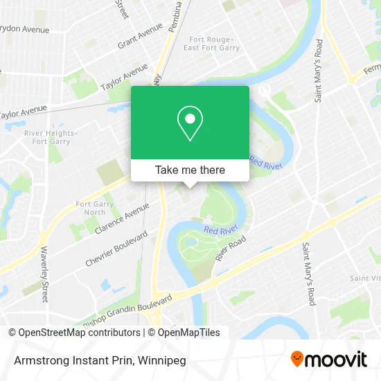 Armstrong Instant Prin map