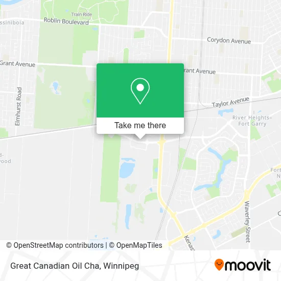 Great Canadian Oil Cha map