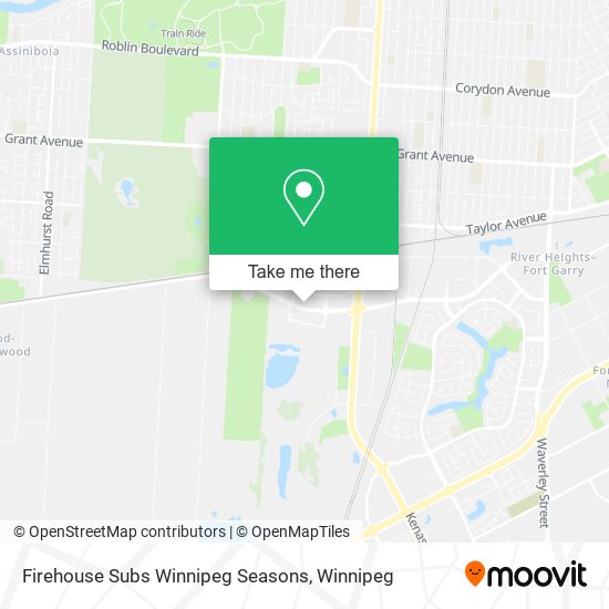 Firehouse Subs Winnipeg Seasons map