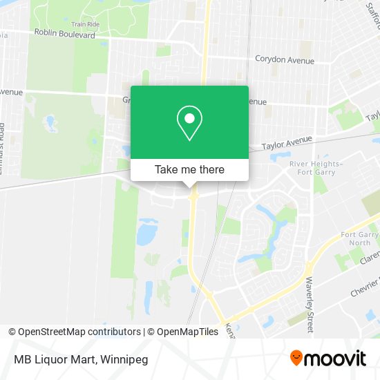 MB Liquor Mart map