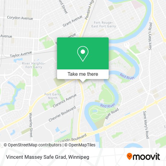 Vincent Massey Safe Grad map