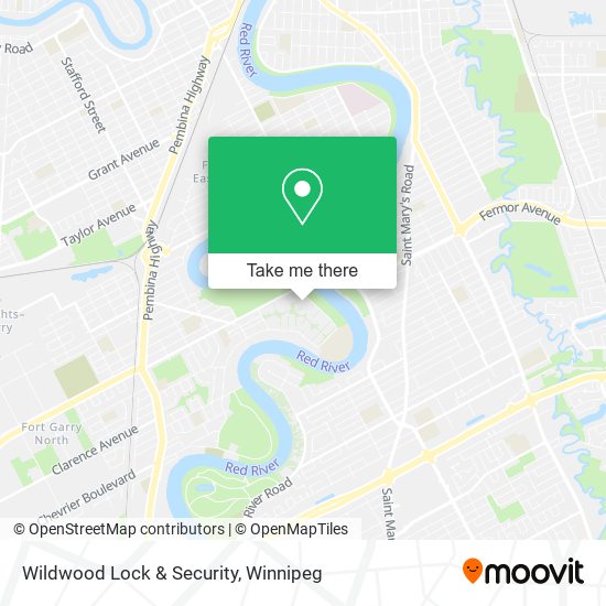 Wildwood Lock & Security map