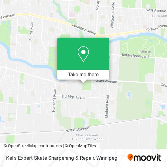 Kel's Expert Skate Sharpening & Repair map