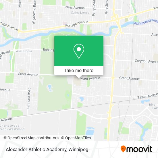 Alexander Athletic Academy map