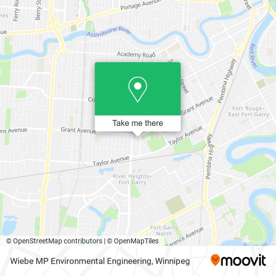 Wiebe MP Environmental Engineering map