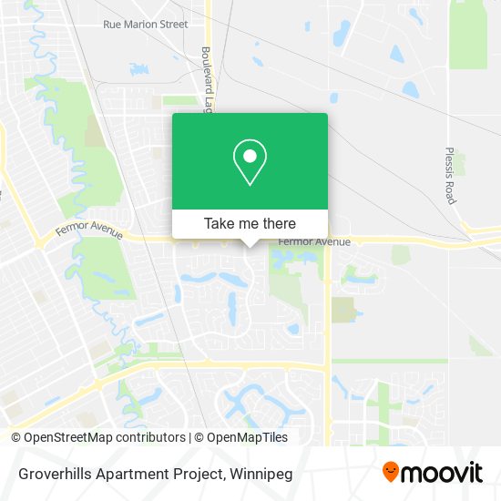 Groverhills Apartment Project map