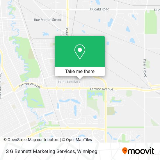 S G Bennett Marketing Services map