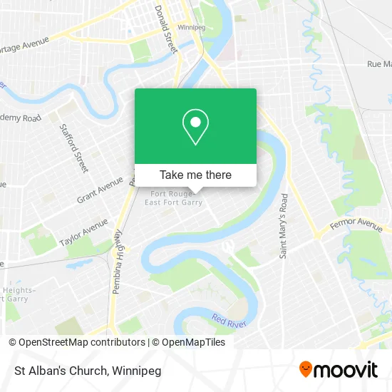 St Alban's Church map