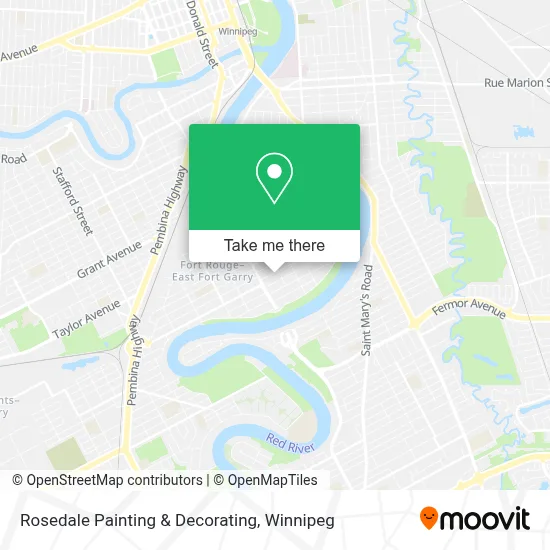 Rosedale Painting & Decorating map