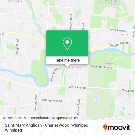 Saint-Mary Anglican - Charleswood, Winnipeg plan