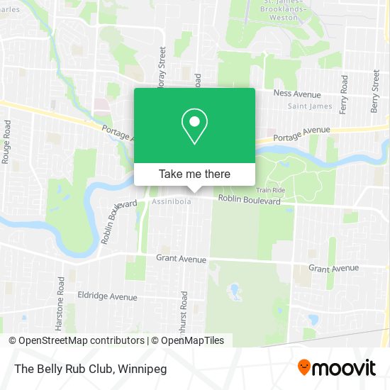The Belly Rub Club map