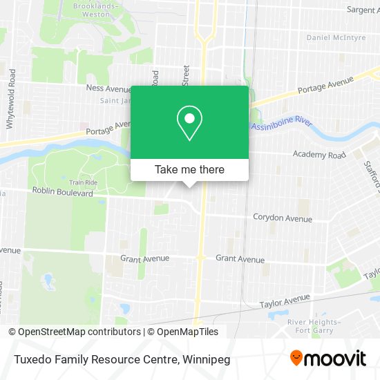 Tuxedo Family Resource Centre map
