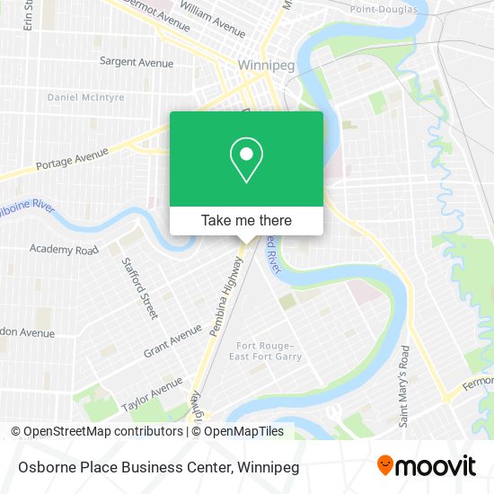 Osborne Place Business Center map