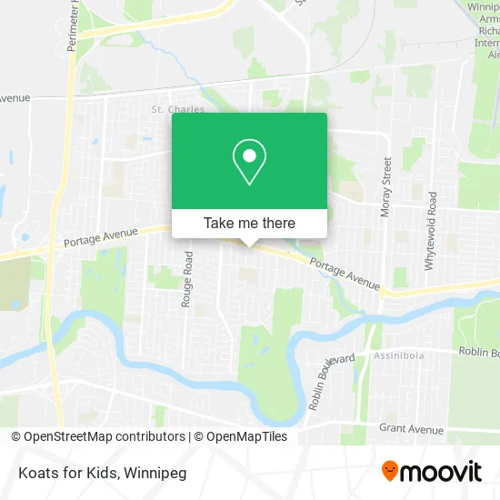 Koats for Kids map