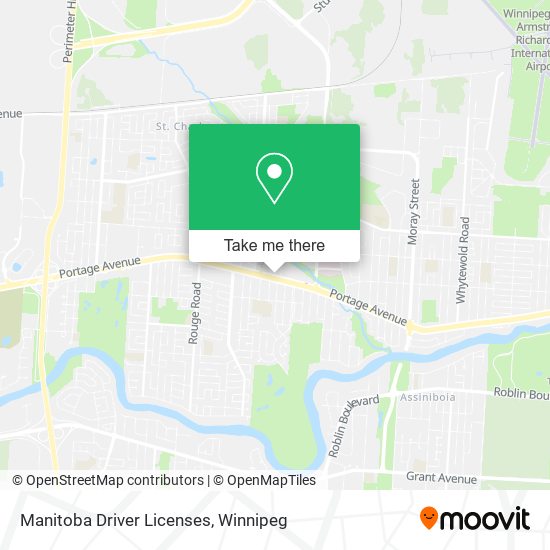 Manitoba Driver Licenses map