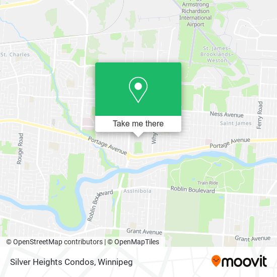 Silver Heights Condos map