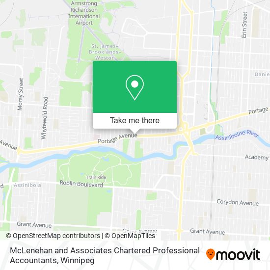 McLenehan and Associates Chartered Professional Accountants map