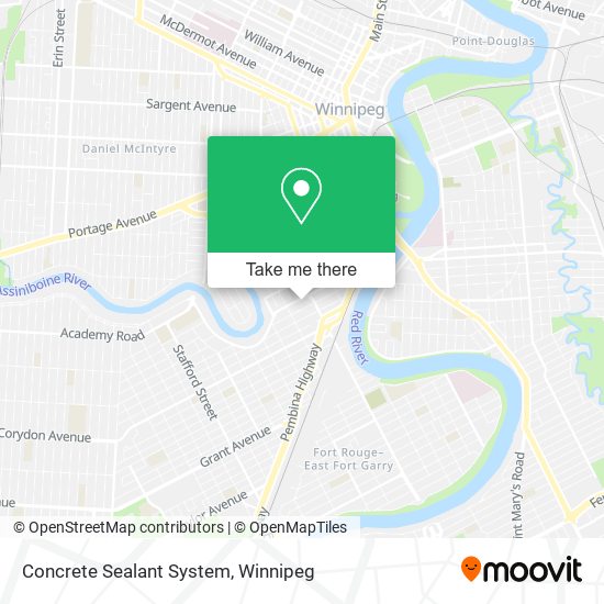Concrete Sealant System map
