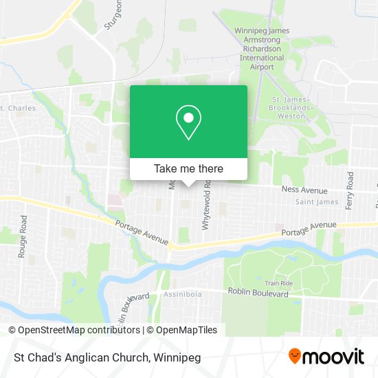 St Chad's Anglican Church map