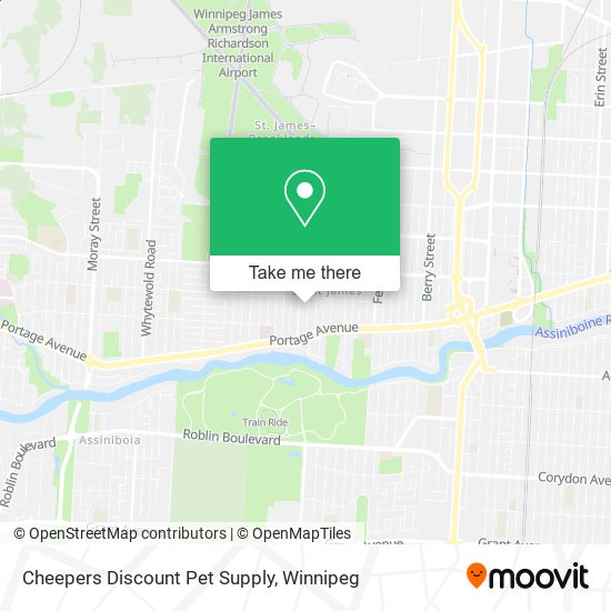 Cheepers Discount Pet Supply map