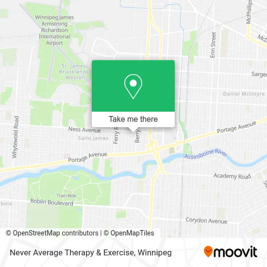 Never Average Therapy & Exercise map