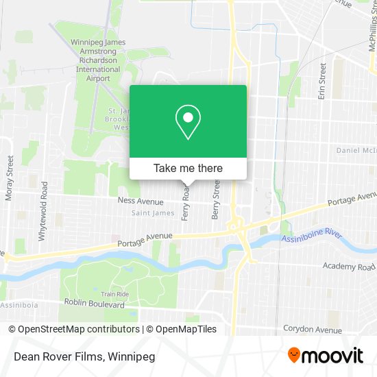 Dean Rover Films map