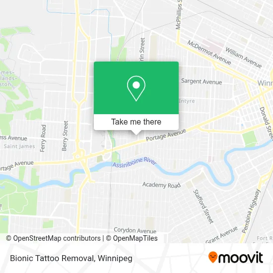 Bionic Tattoo Removal map
