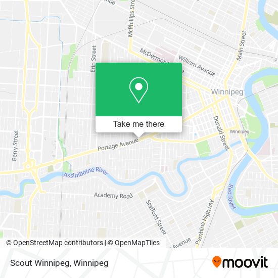 Scout Winnipeg map