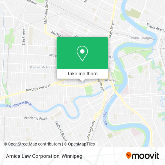 Amica Law Corporation map