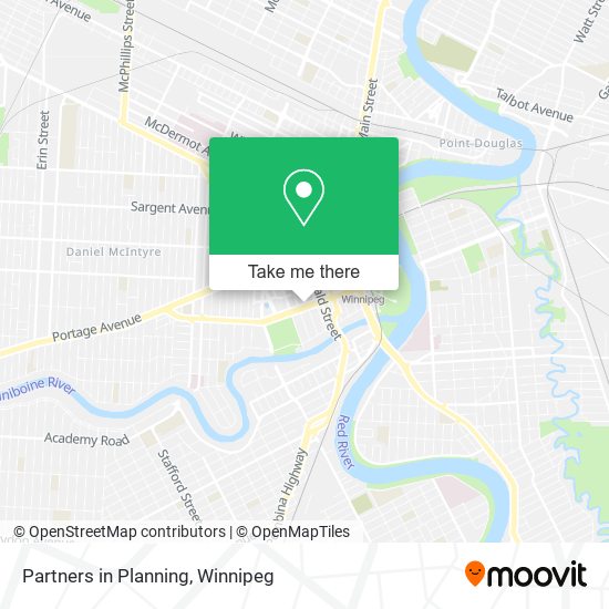 Partners in Planning map