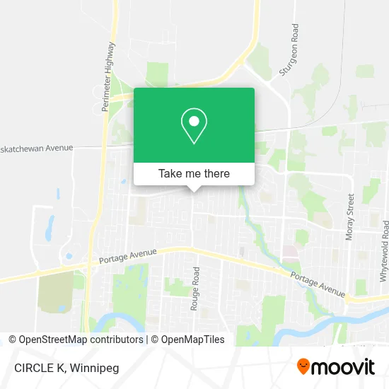 CIRCLE K map
