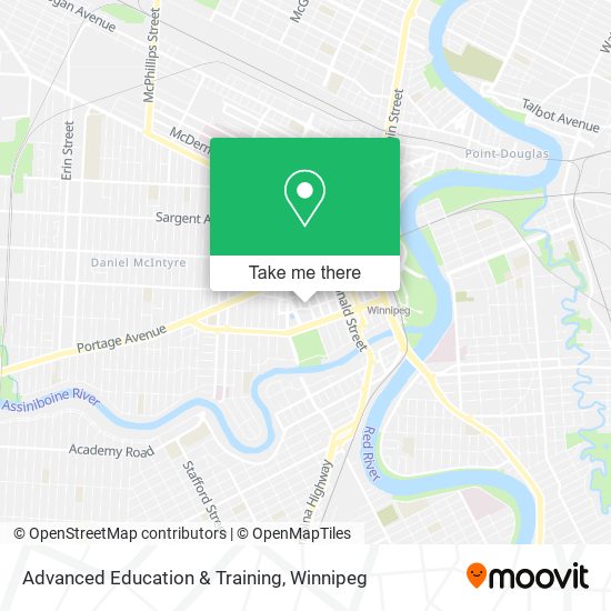 Advanced Education & Training map