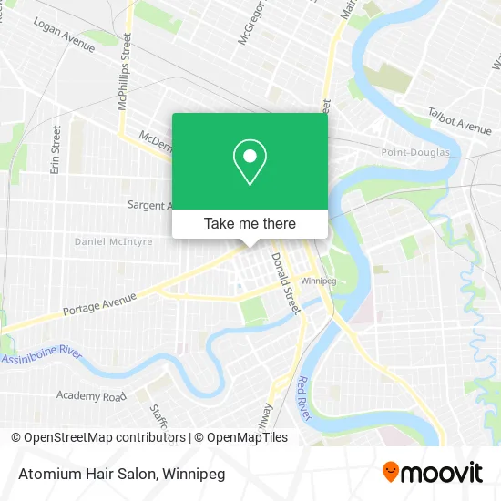 Atomium Hair Salon map