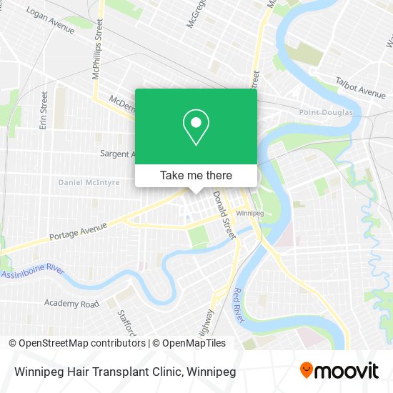 Winnipeg Hair Transplant Clinic map