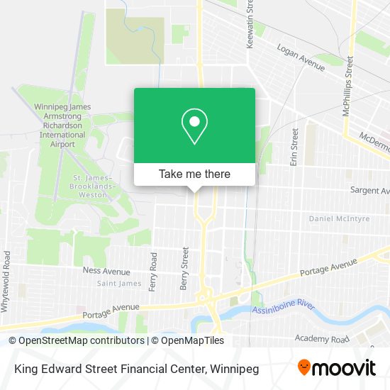 King Edward Street Financial Center map