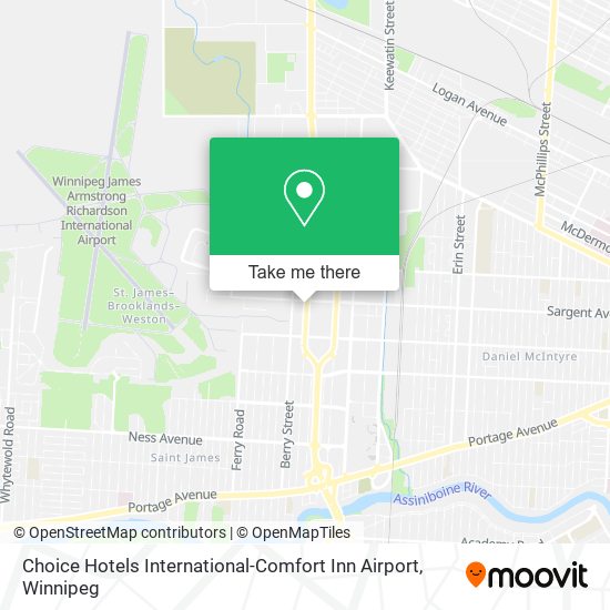 Choice Hotels International-Comfort Inn Airport map