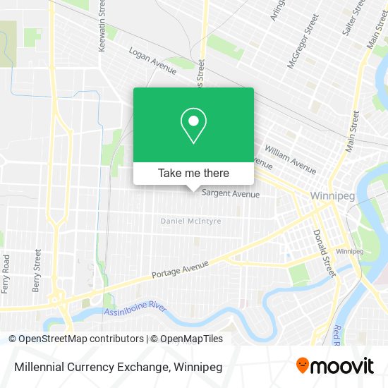 Millennial Currency Exchange map