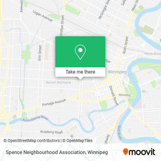 Spence Neighbourhood Association map