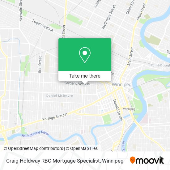Craig Holdway RBC Mortgage Specialist map