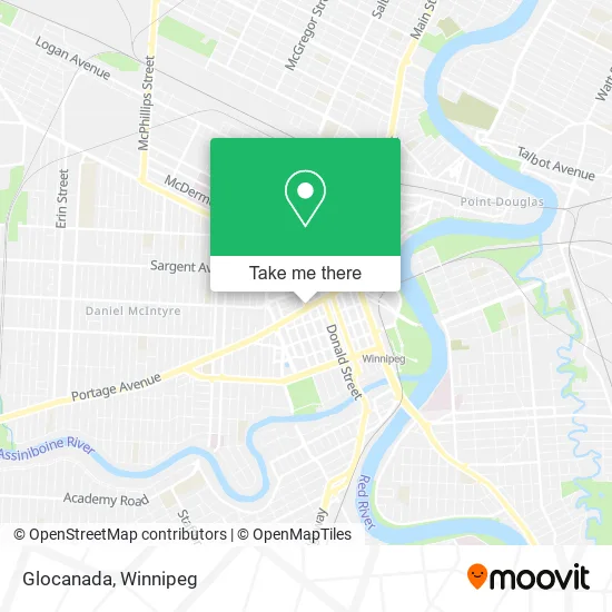Glocanada map