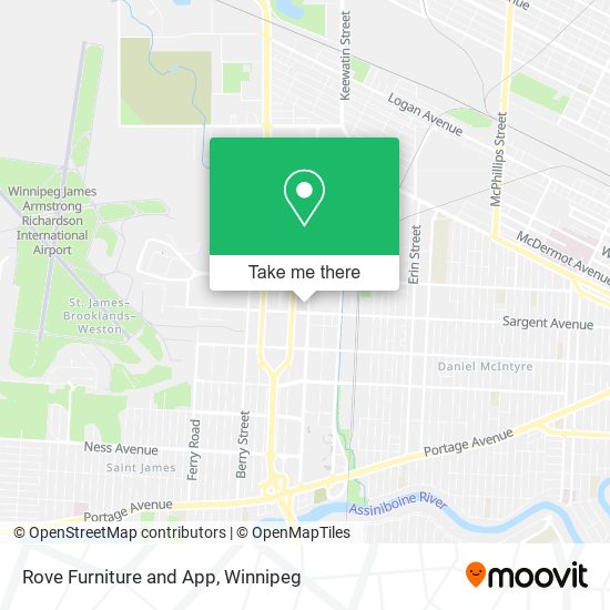 Rove Furniture and App map