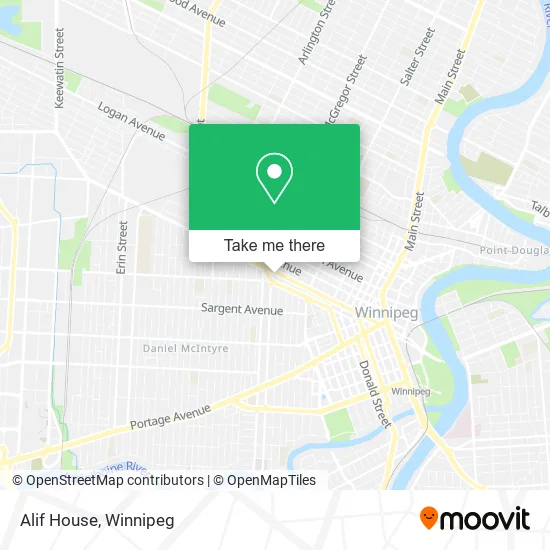 Alif House map