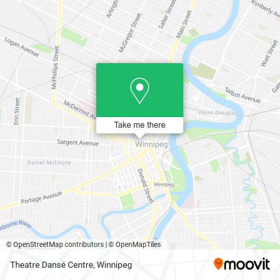 Theatre Dansé Centre map