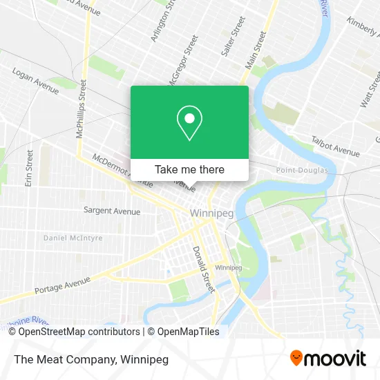 The Meat Company map