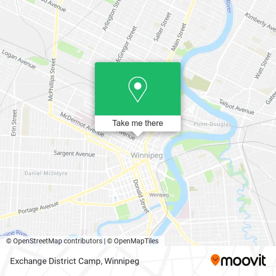 Exchange District Camp map