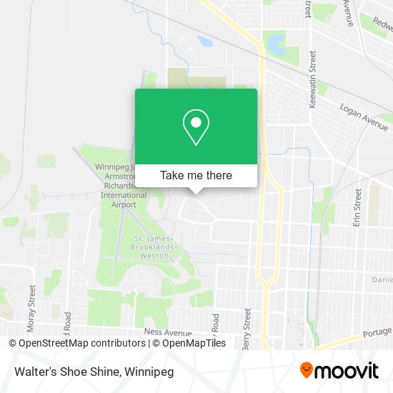 Walter's Shoe Shine map