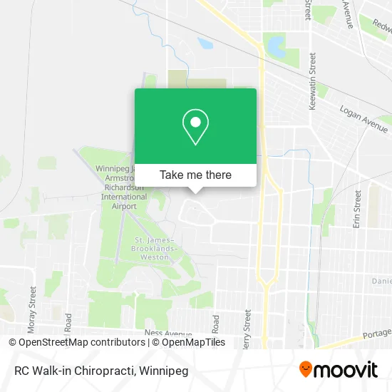 RC Walk-in Chiropracti map