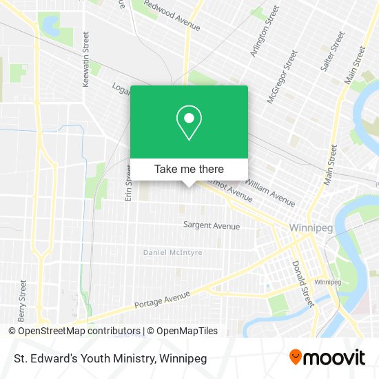 St. Edward's Youth Ministry map